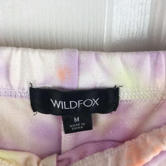 Wildfox Sherbert Wash Jogger Sweatpants Tie Dye - Picture 3 of 4